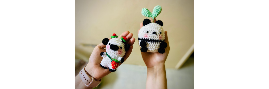 crochet panda