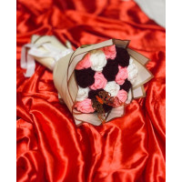 crochet roses bouquet