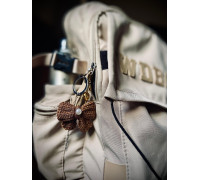 crochet bow keychain